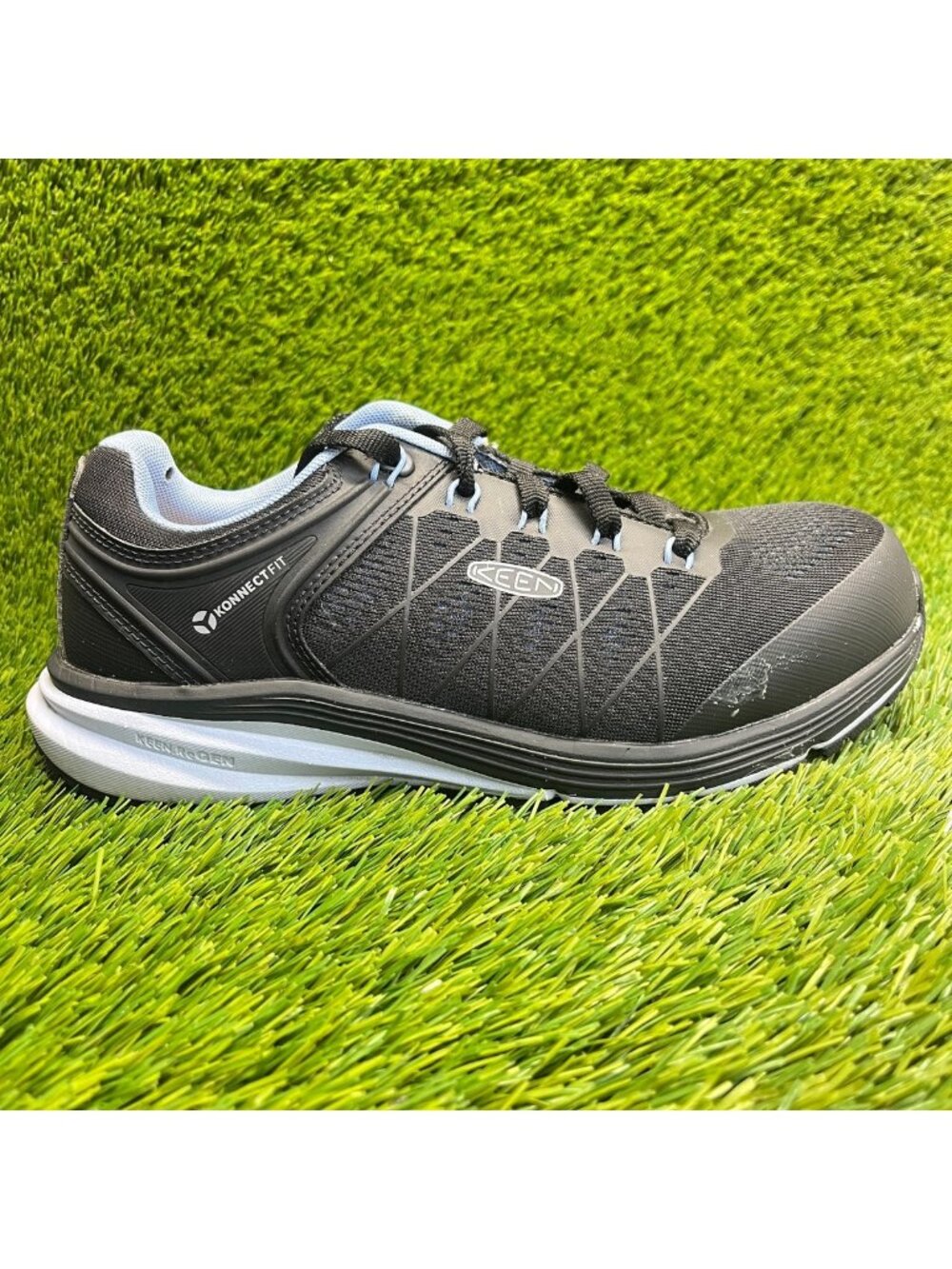 Keen Utility Vista Energy Womens Size 9D Black Composite Toe Safety Work Shoes